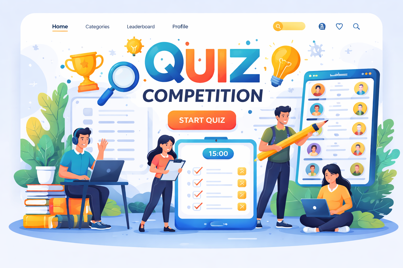 JeetoRozRoz competitive exam practice preview
